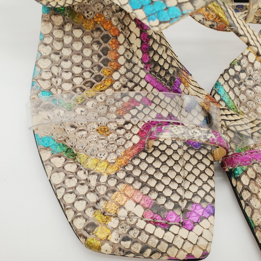 Alexandre Birman Katie Python Sandals 40 - image 7